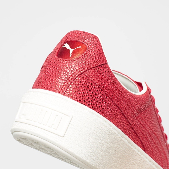 PUMA Womens Basket Platform Lux Toreador Sneaker - Picture 6 of 8